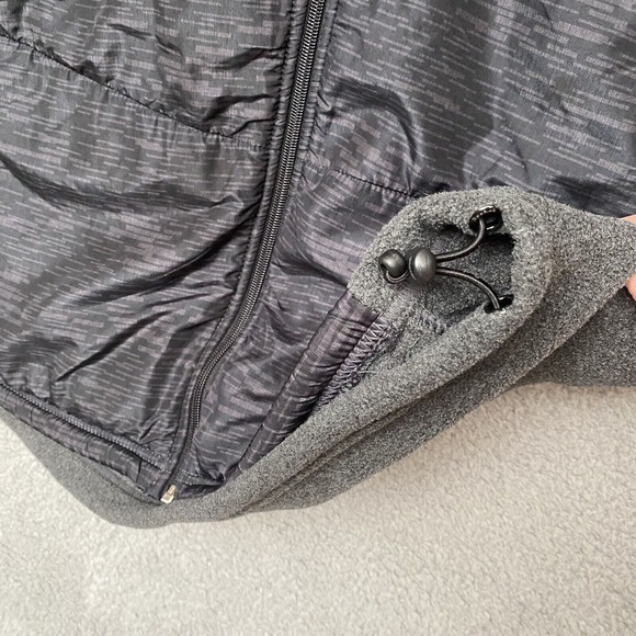 Reebok Jacket Mens Large Gray Athletic Long Sleeve Logo‎ Sporty Full Zip Fleece - Picture 7 of 11